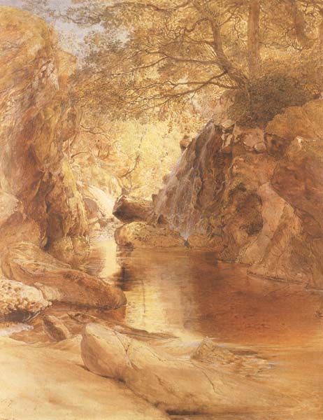 Samuel Palmer A Cascade in Shadow